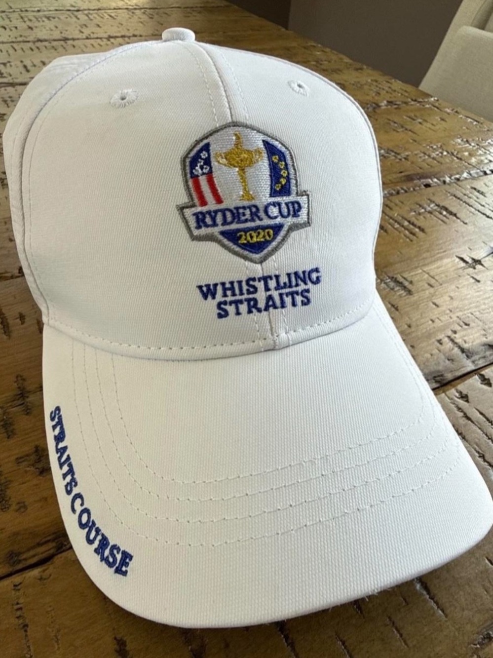 Ryder Cup 2020 Whistling Straits Golf Hat Ahead White Limited Edition Adjustable